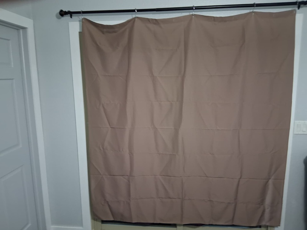 Beige Shower Curtain